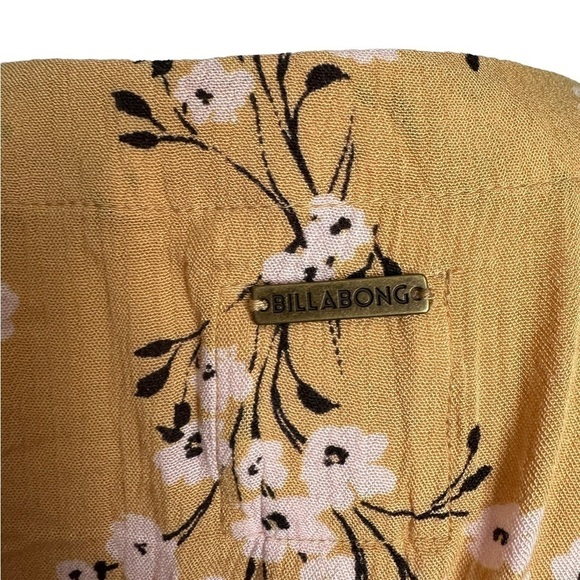 Billabong Ocean Sky Floral Belted Wrap Around Dress Size M/L - Picture 7 of 17